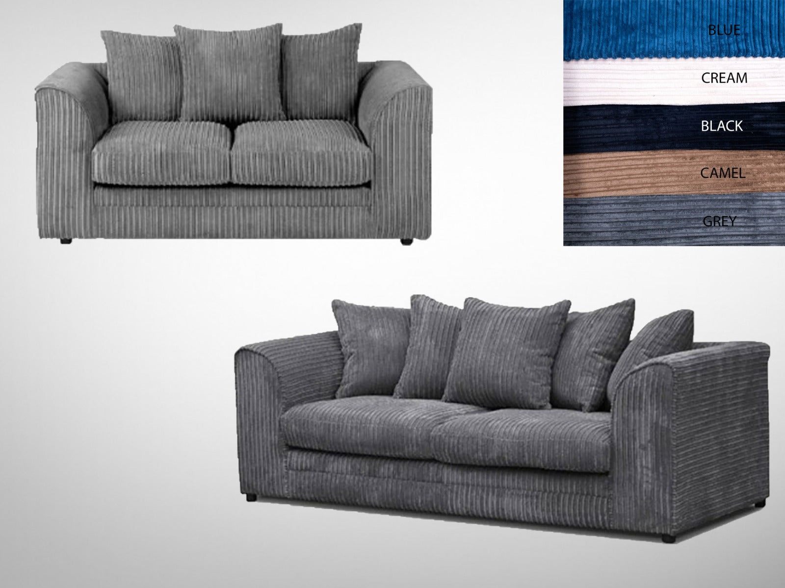 Jumbo Fabric Sofa Collection