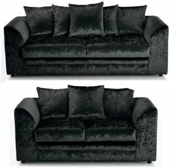 Crushed Velvet Sofa