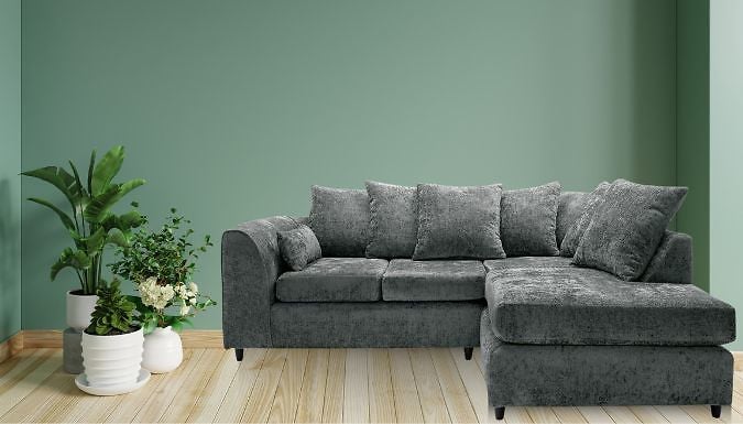 Crushed Velvet Sofa