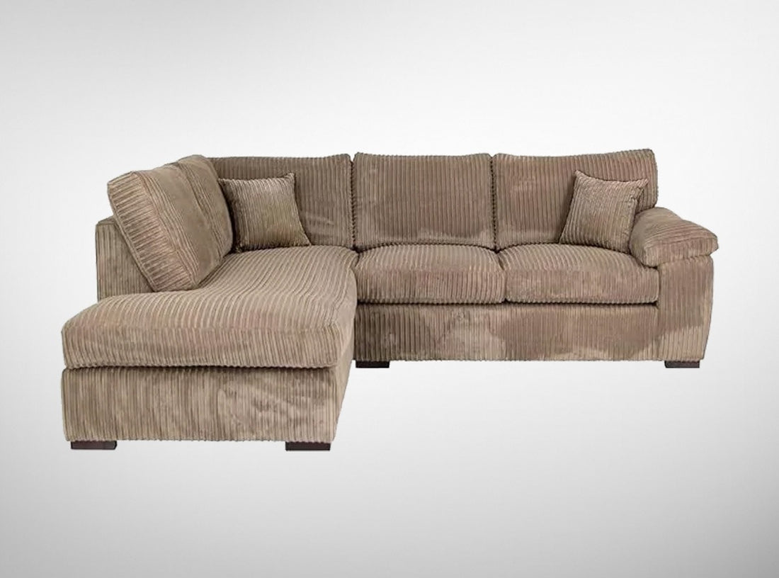 Amalfi High Back Fabric Corner Sofa