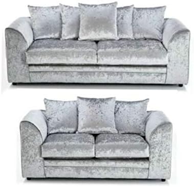 Crushed Velvet Sofa