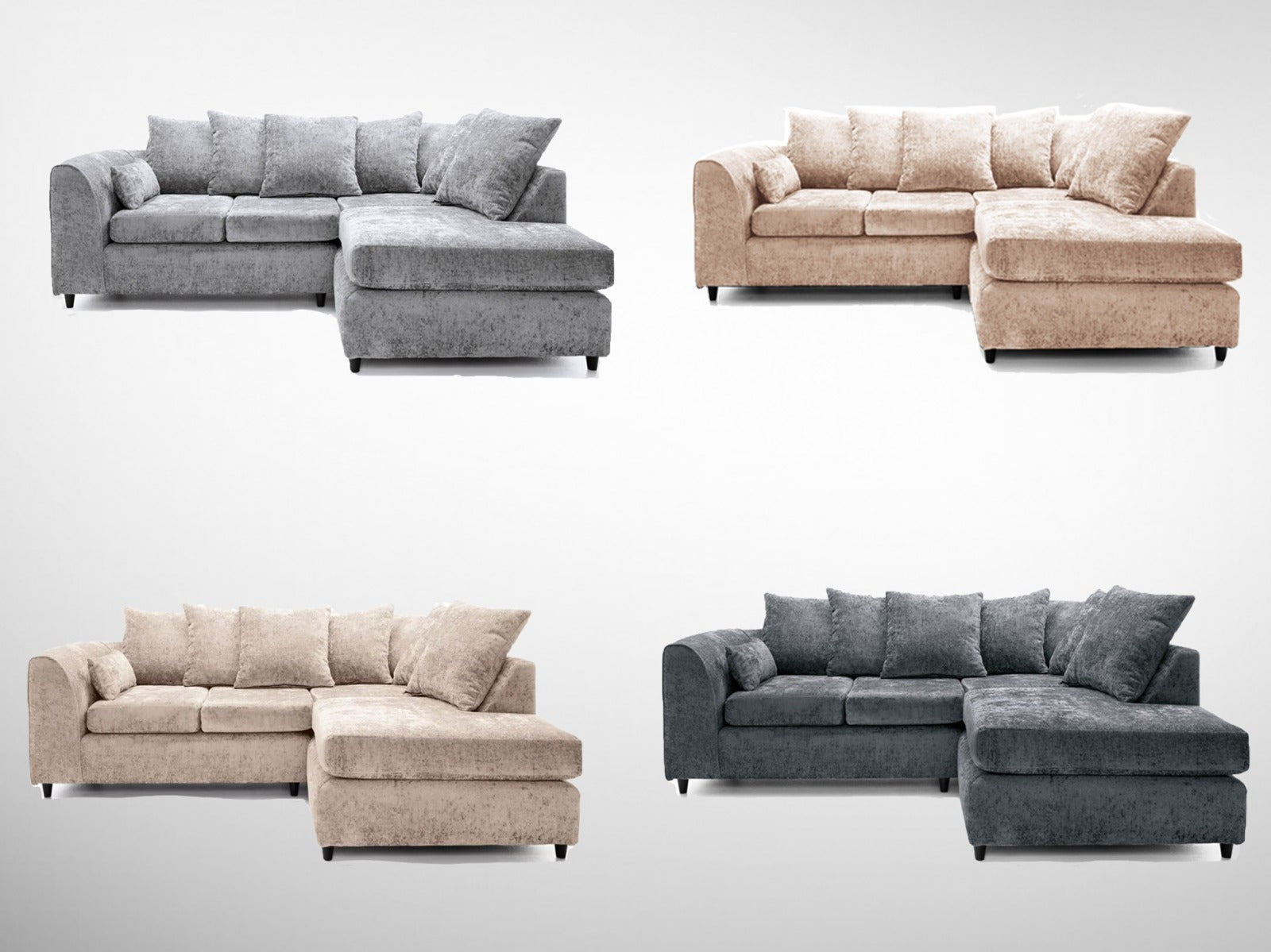 Modern Chenille Fabric Sofa Collection